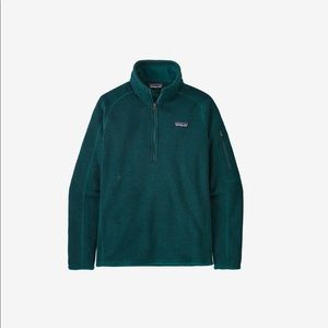 Patagonia Women’s Better Sweater 1/4 Zip Emerald Green Size L